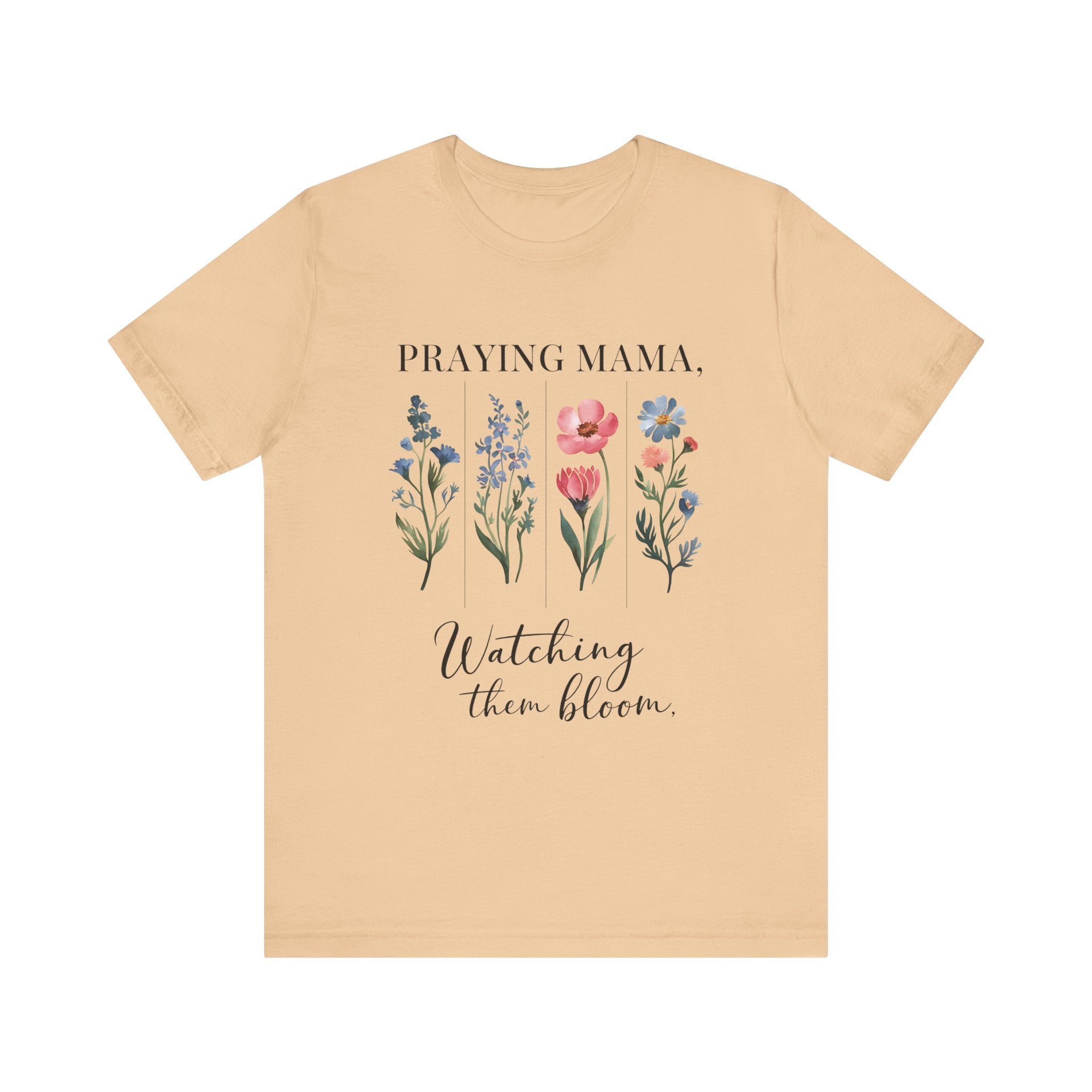 Floral Praying Mama Tee - Unisex Short Sleeve - Digital Product Store