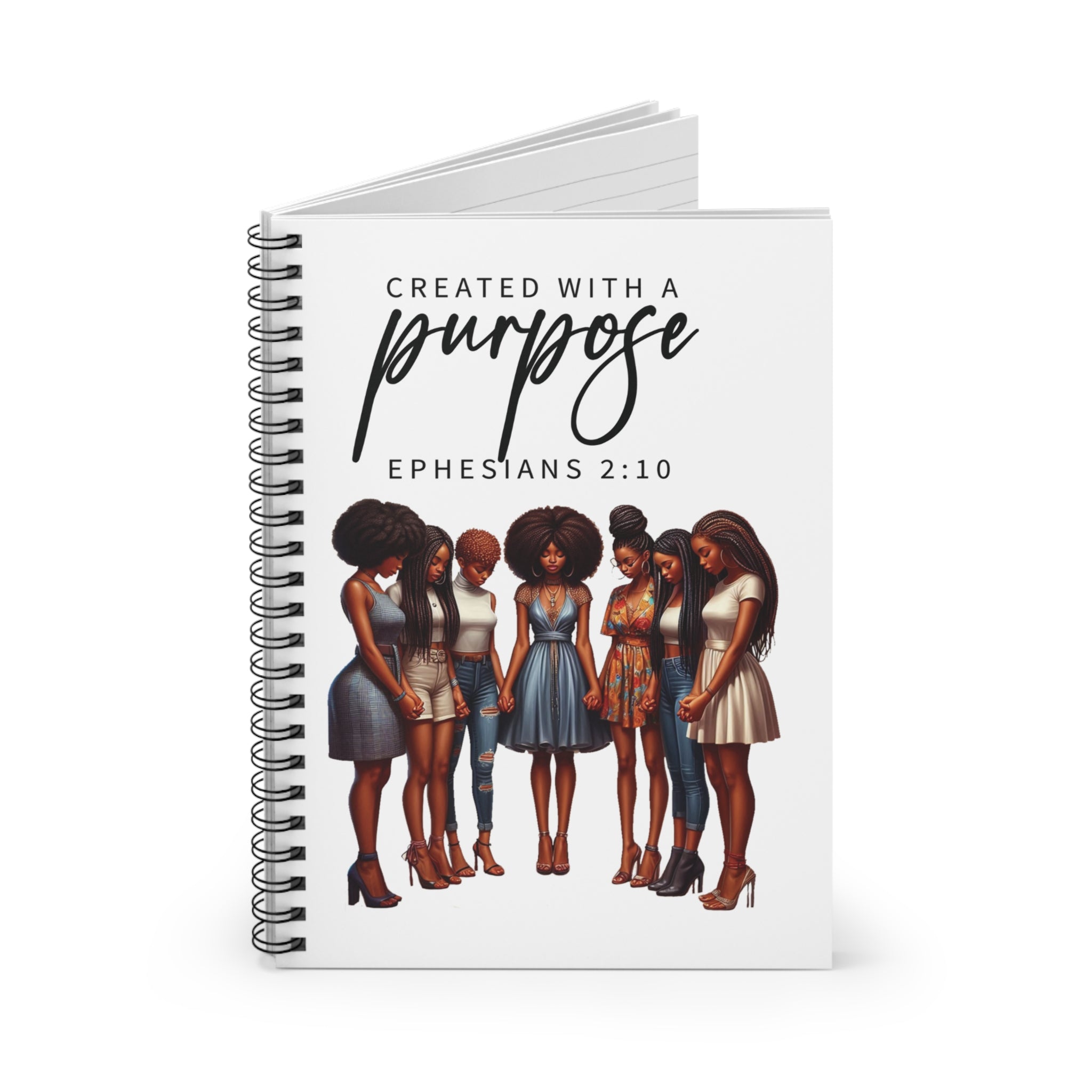 Created with a Purpose Spiral Notebook - Digital Product Store