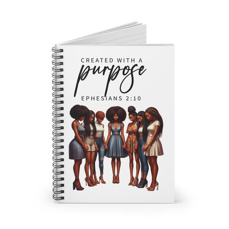 Created with a Purpose Spiral Notebook - Digital Product Store