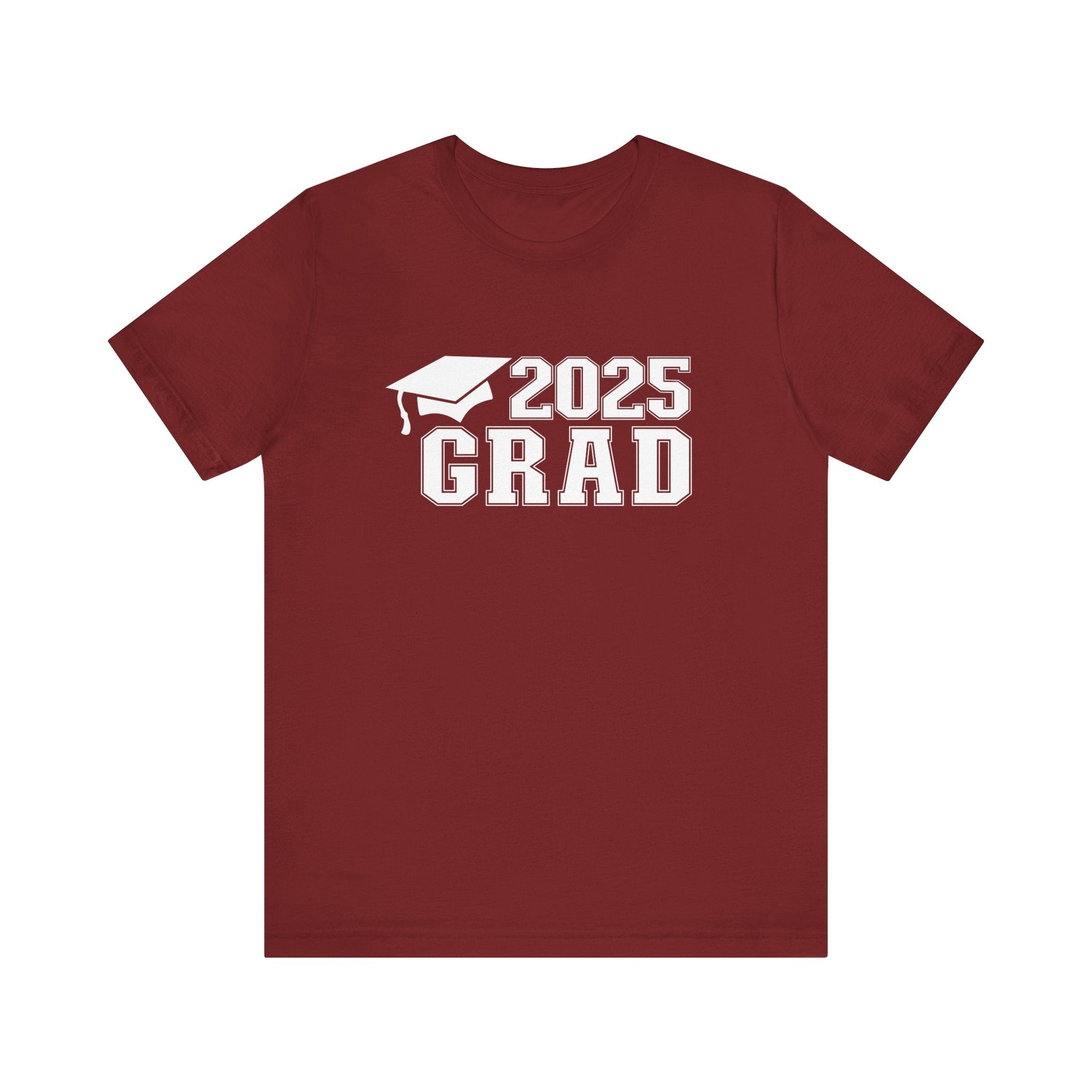 2025 Grad Short Sleeve Tee, Graduation Shirt, Unisex Graduation Apparel, College Grad Gift, Future Graduate T-Shirt, Milestone [...] - Digital Product Store