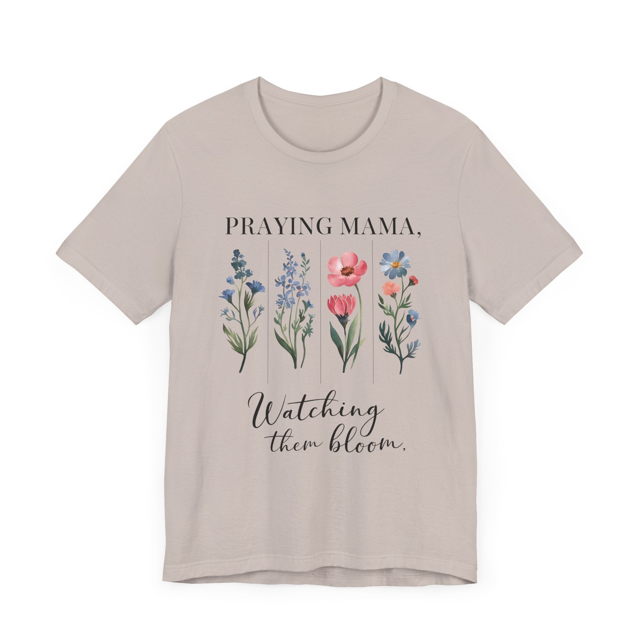 Floral Praying Mama Tee - Unisex Short Sleeve - Digital Product Store