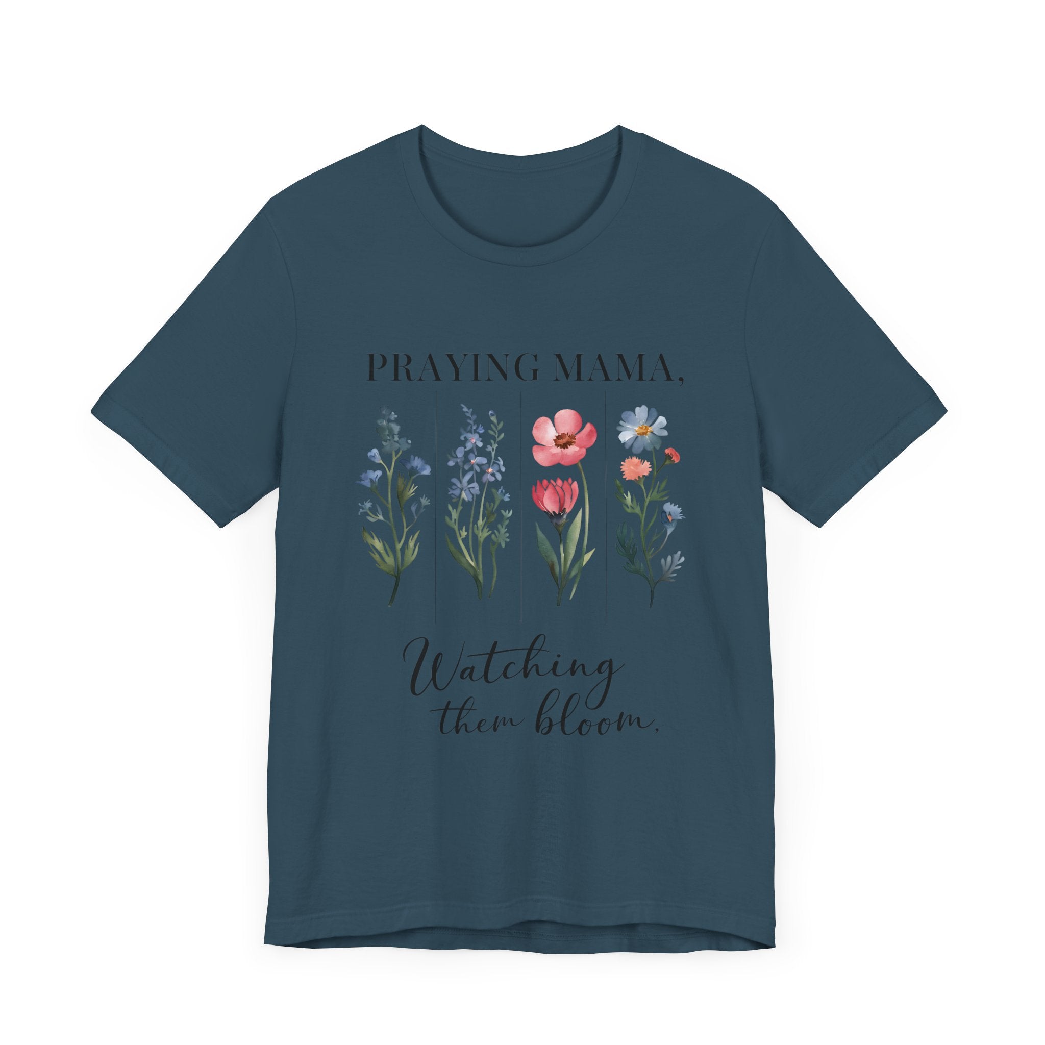 Floral Praying Mama Tee - Unisex Short Sleeve - Digital Product Store