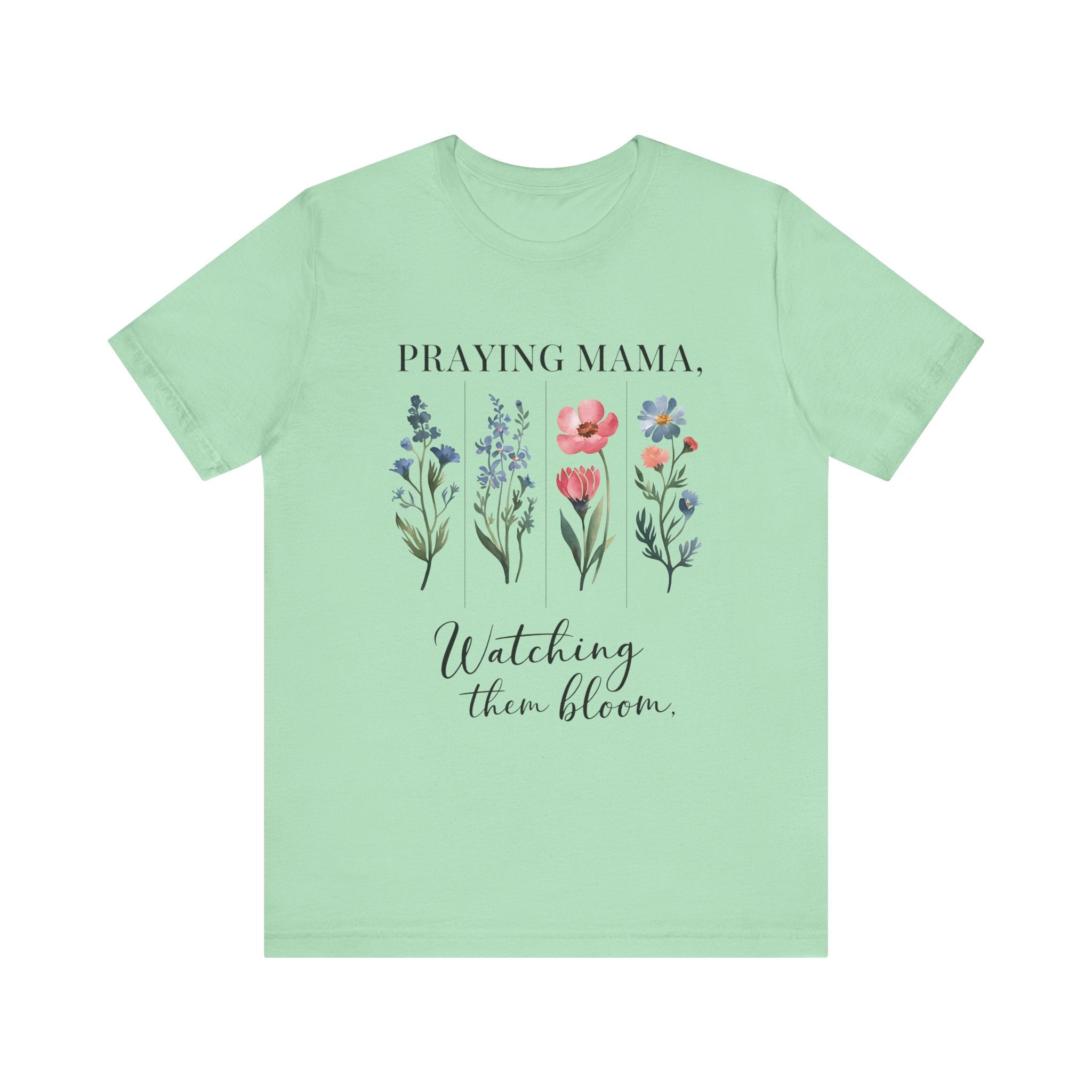 Floral Praying Mama Tee - Unisex Short Sleeve - Digital Product Store