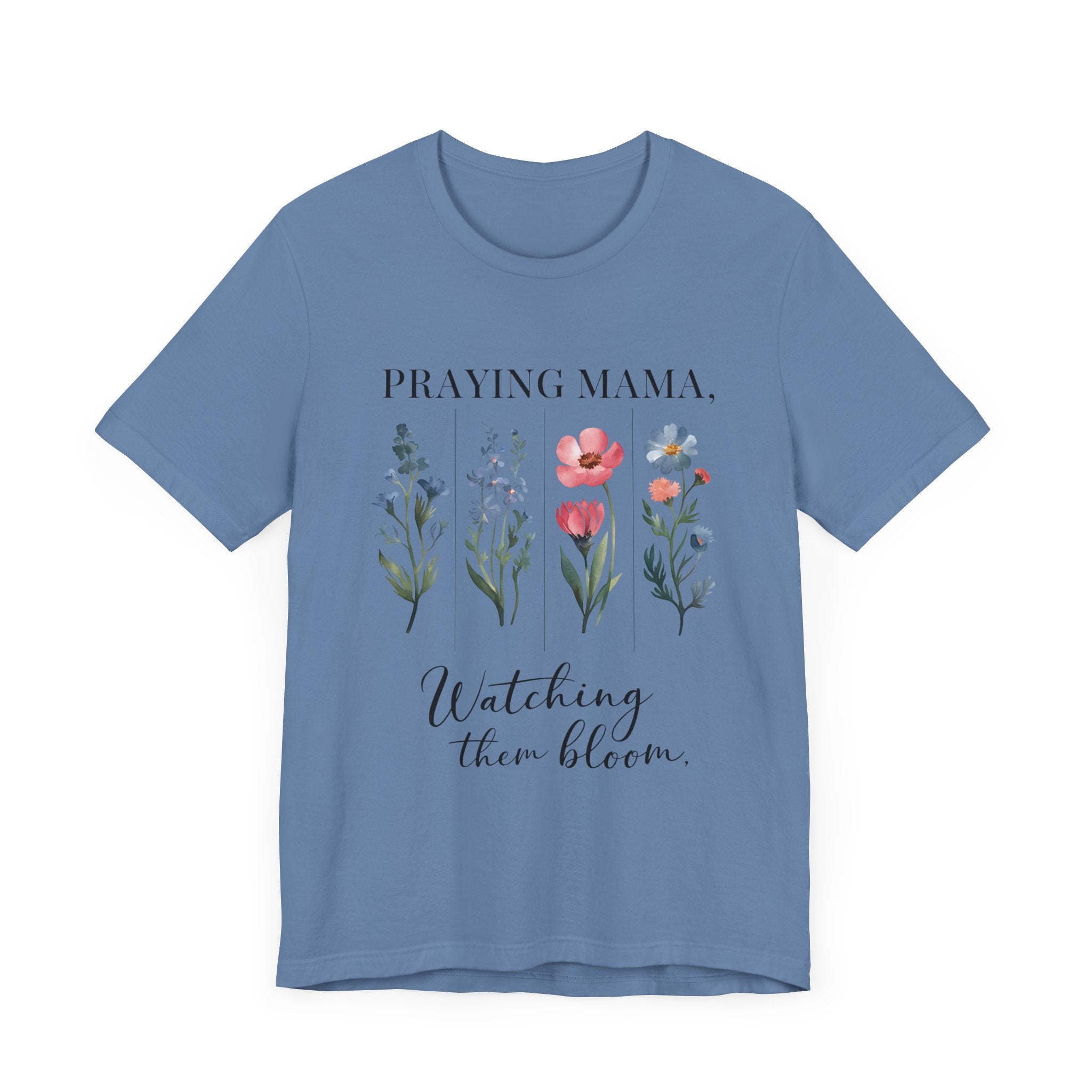 Floral Praying Mama Tee - Unisex Short Sleeve - Digital Product Store