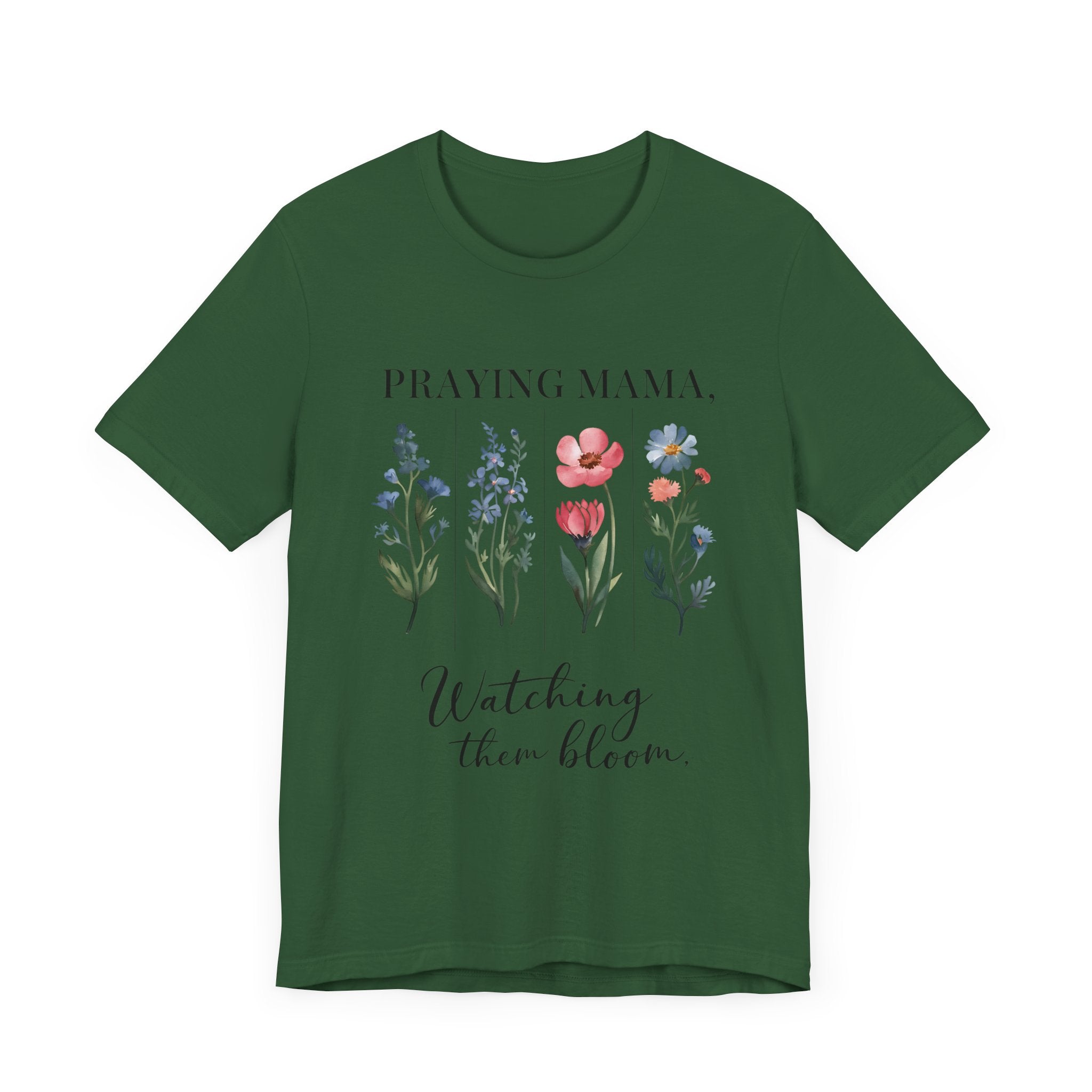Floral Praying Mama Tee - Unisex Short Sleeve - Digital Product Store