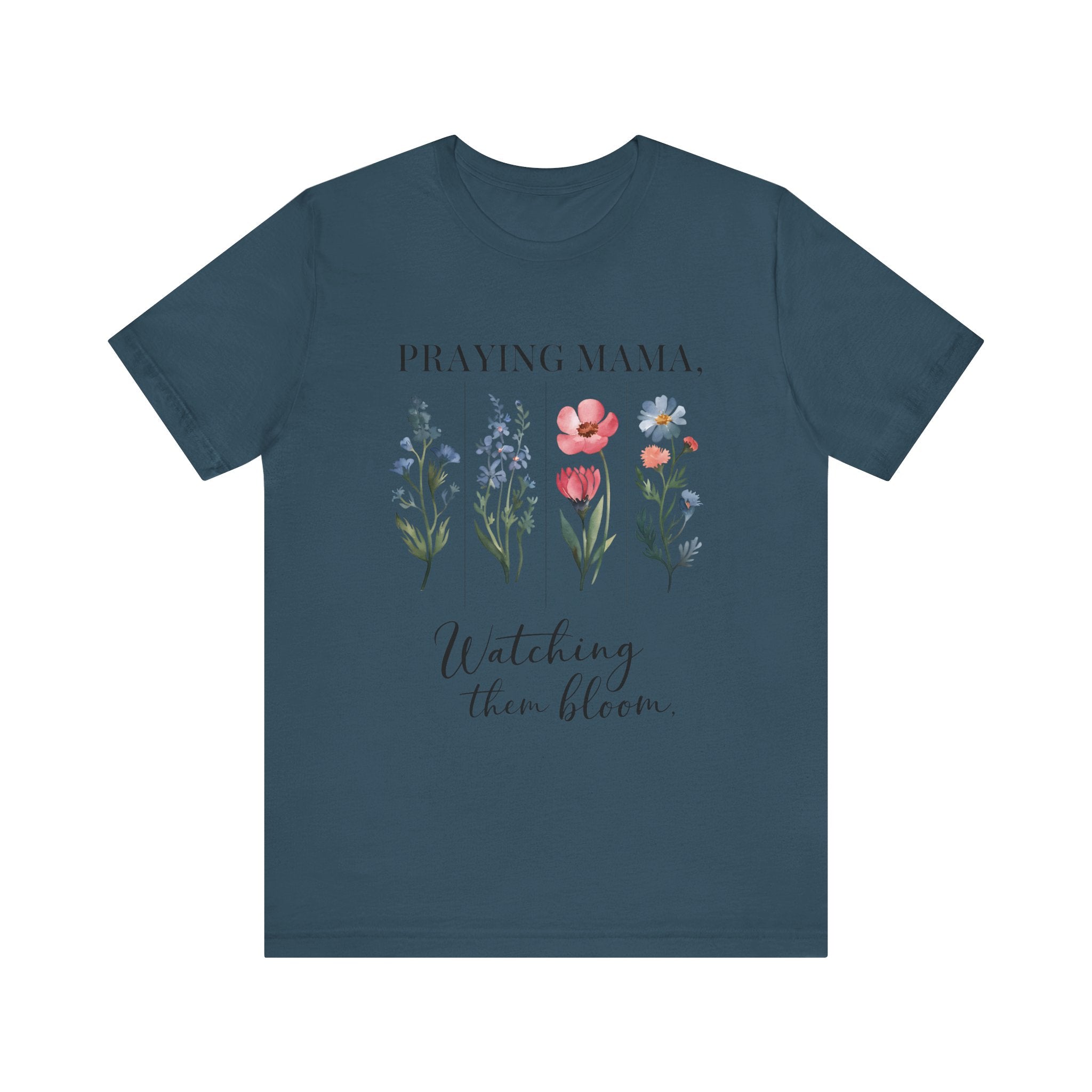 Floral Praying Mama Tee - Unisex Short Sleeve - Digital Product Store