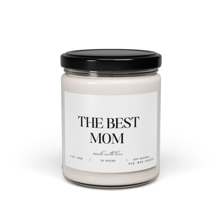 The Best Mom Scented Soy Candle – Thoughtful Gift for Mother's Day, Birthday & Celebrations - Digital Product Store