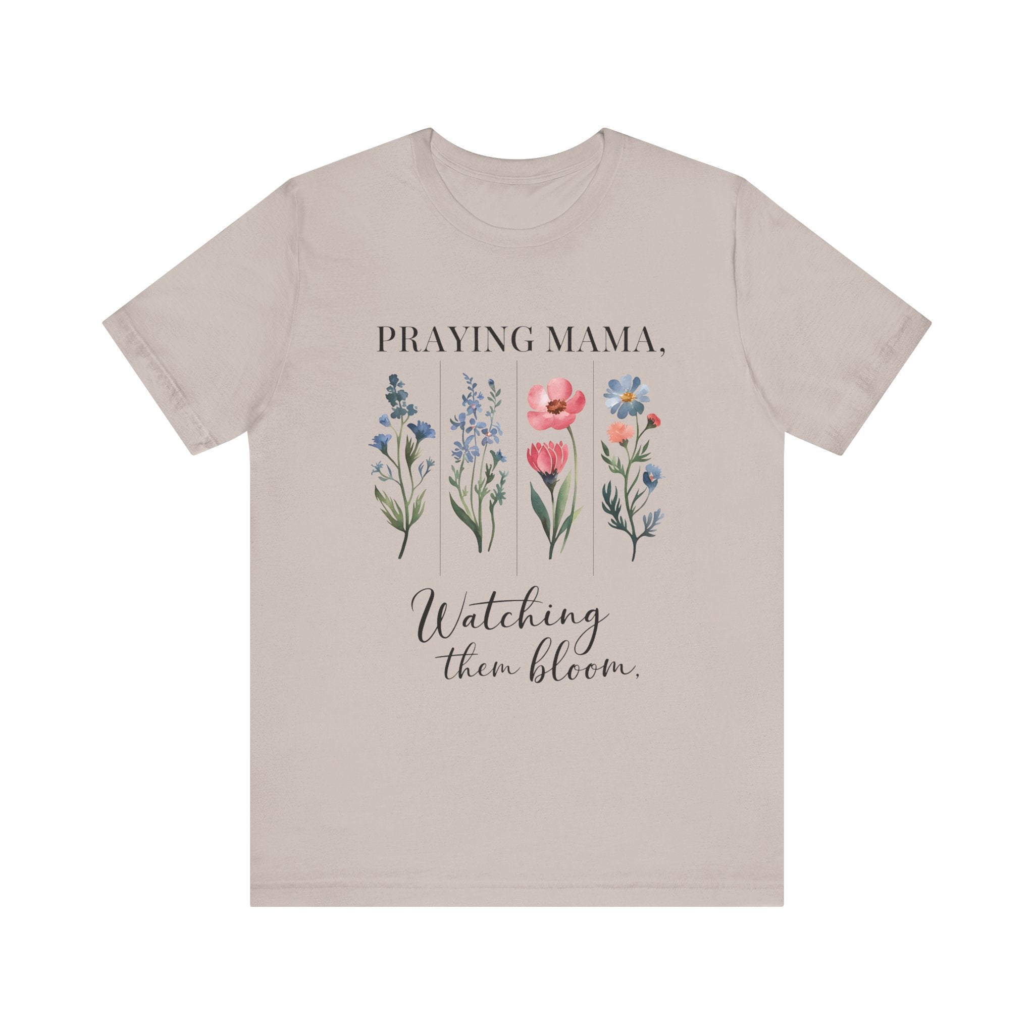 Floral Praying Mama Tee - Unisex Short Sleeve - Digital Product Store