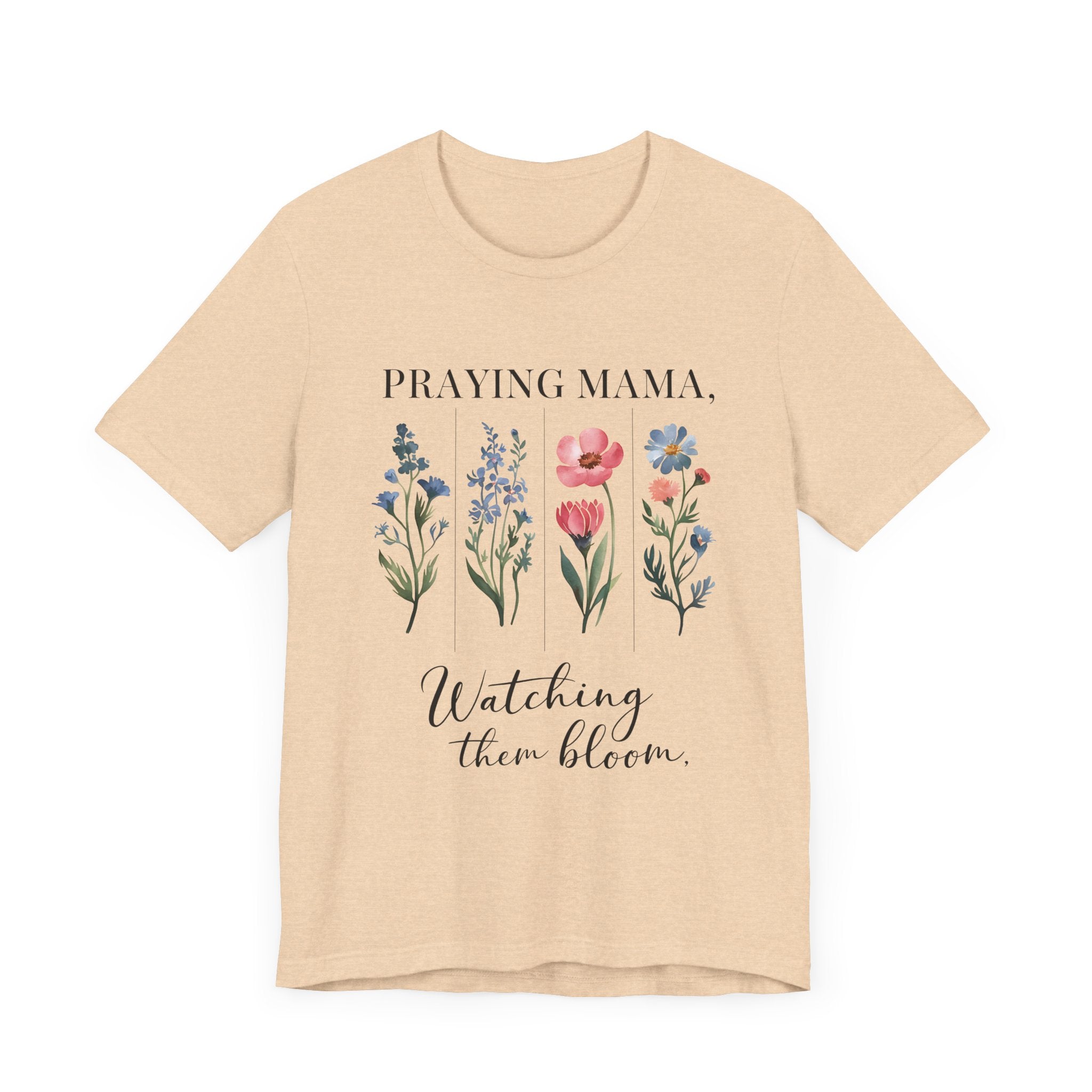 Floral Praying Mama Tee - Unisex Short Sleeve - Digital Product Store