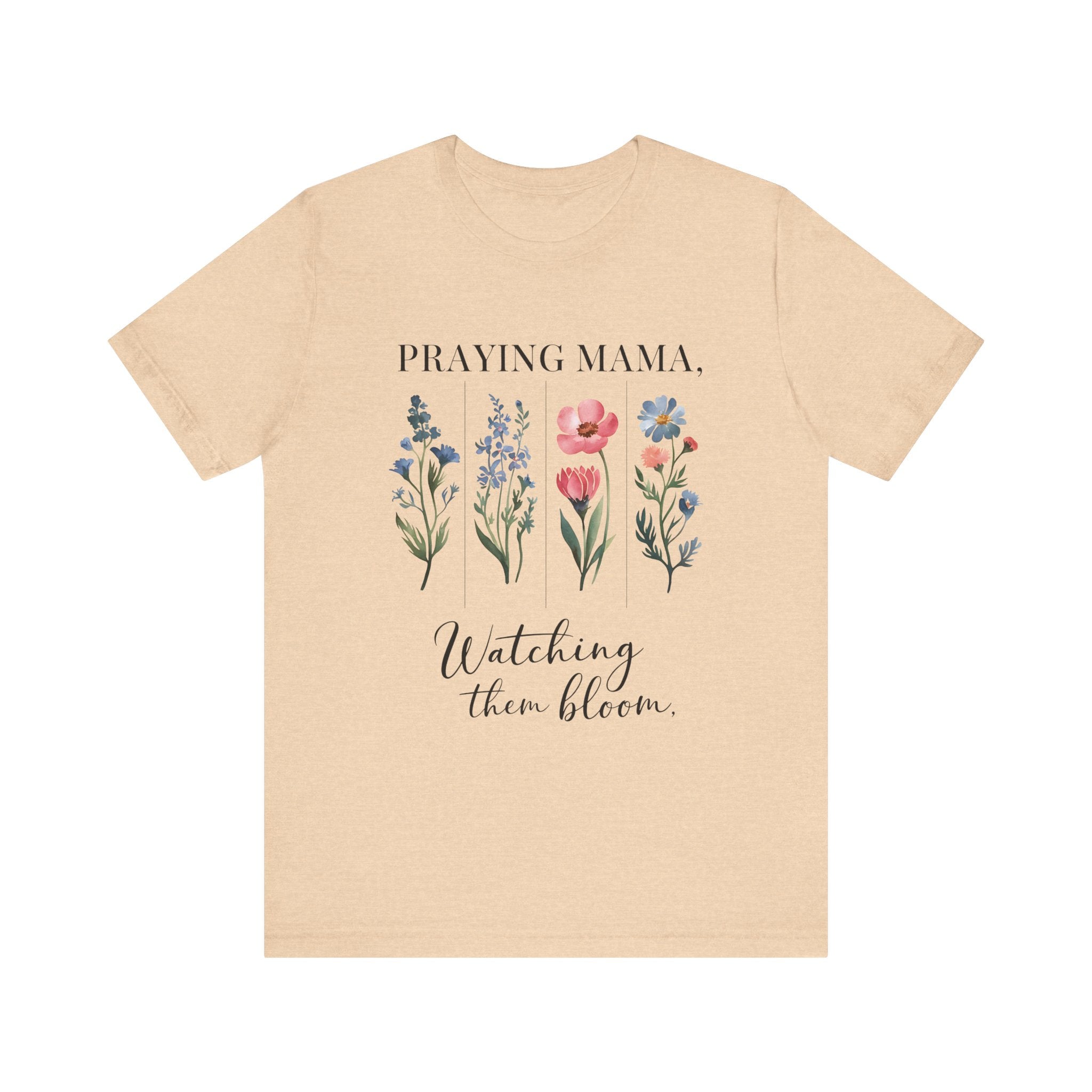 Floral Praying Mama Tee - Unisex Short Sleeve - Digital Product Store