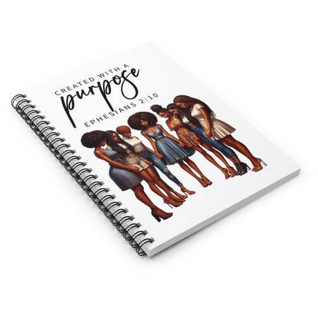 Created with a Purpose Spiral Notebook - Digital Product Store