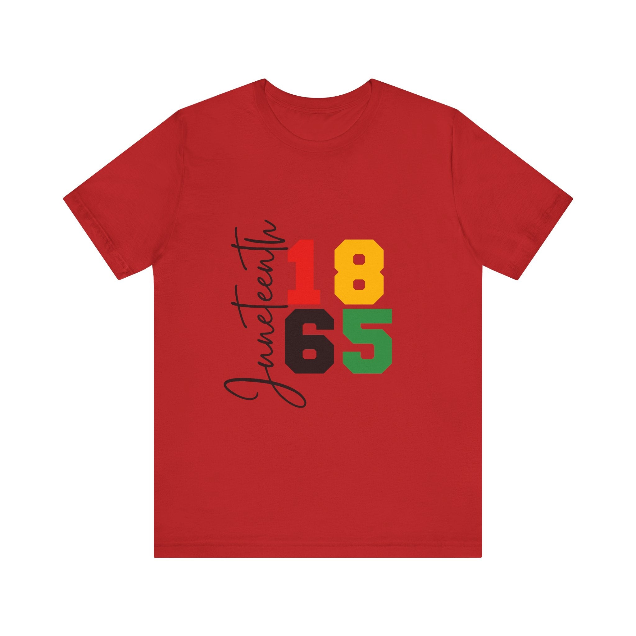 Juneteenth Short Sleeve Tee - Celebrate Freedom 1865 - Digital Product Store