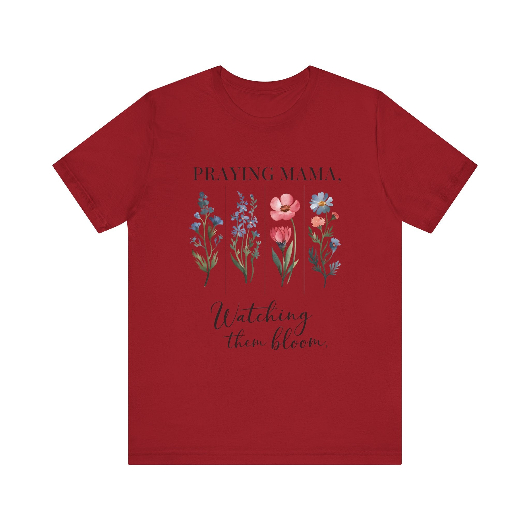 Floral Praying Mama Tee - Unisex Short Sleeve - Digital Product Store