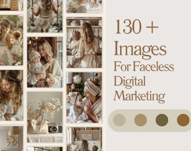 Faceless Digital Marketing Photos - Digital Product Store