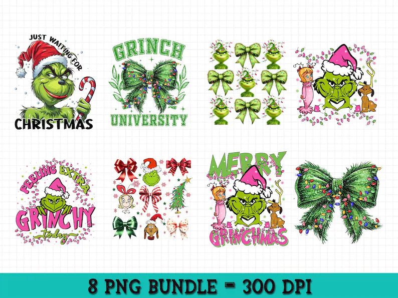 Grinchmas Coquette png - Digital Product Store