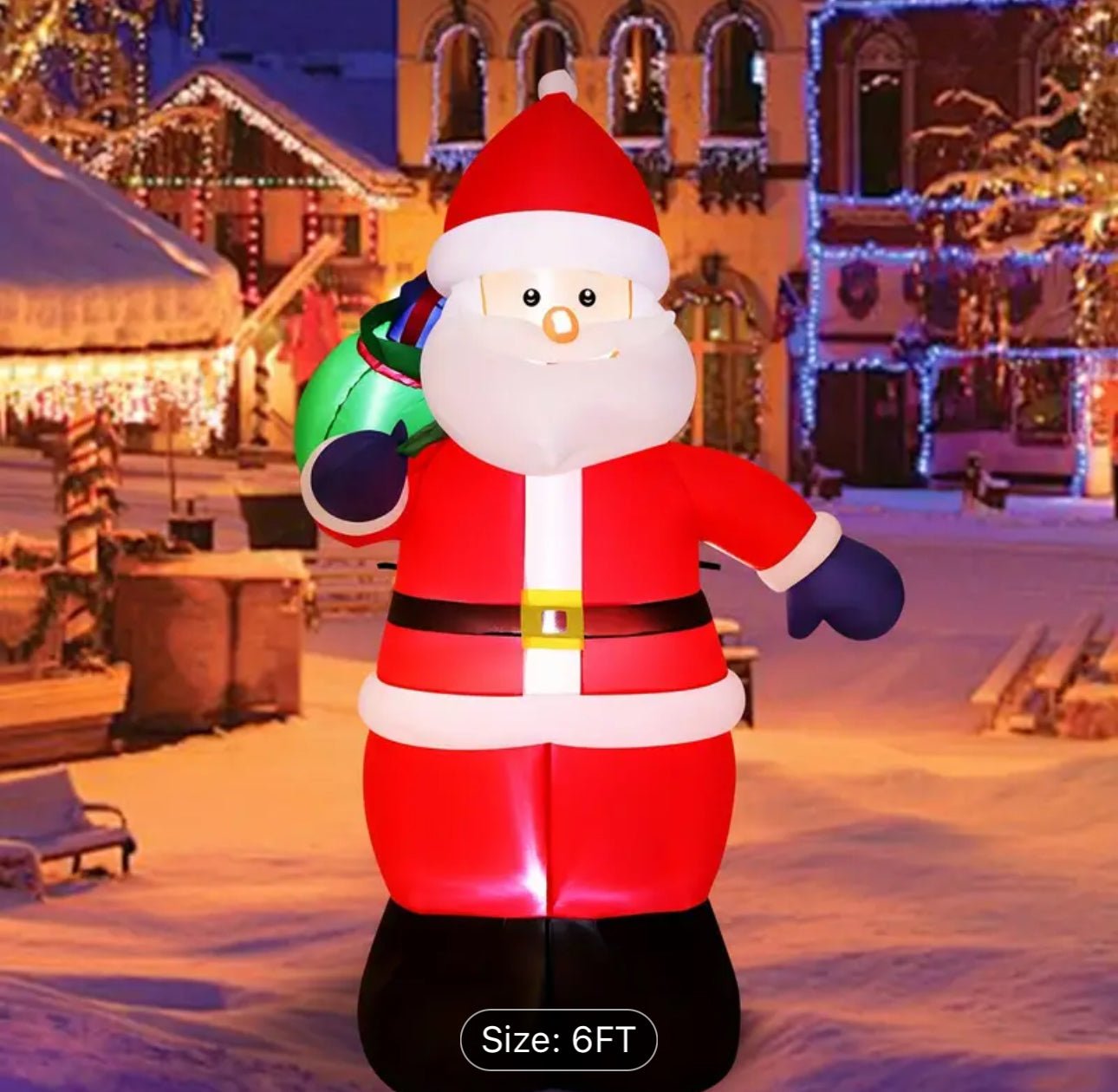 6ft Inflatable Santa - Digital Product Store
