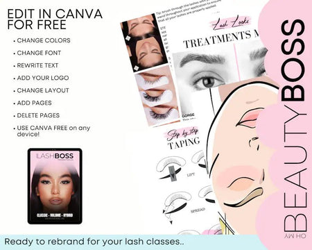 Lash Extension Training Manual - Digital Product Store