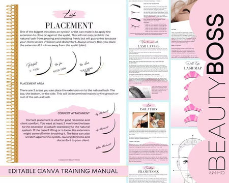 Lash Extension Training Manual - Digital Product Store
