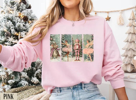 Pink Nutcracker Sweatshirt - Digital Product Store