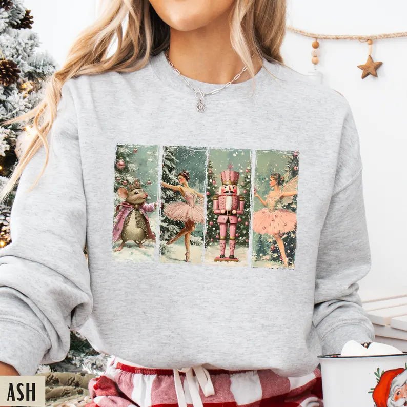Pink Nutcracker Sweatshirt - Digital Product Store