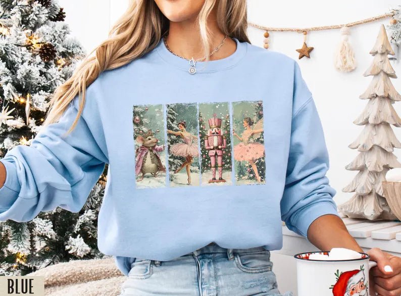 Pink Nutcracker Sweatshirt - Digital Product Store