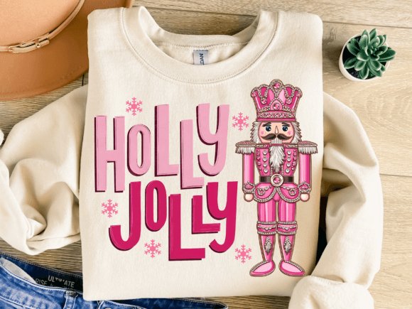 Pink Nutcracker Christmas PNG Design - Digital Product Store