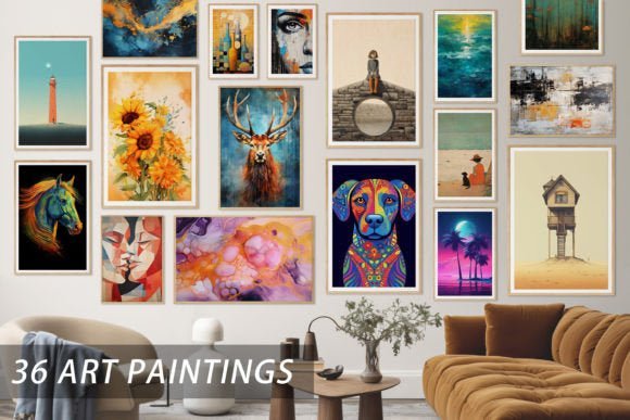 Abstract Wall Art - Digital Product Store