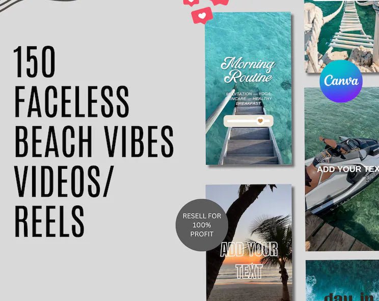 150 Content Reels - Digital Product Store