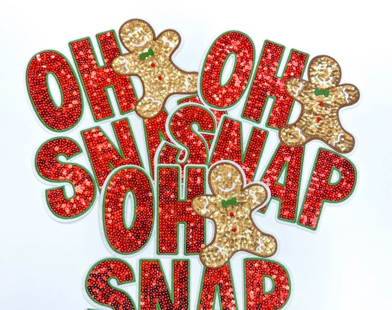 Oh Snap Chenille Patch - Digital Product Store