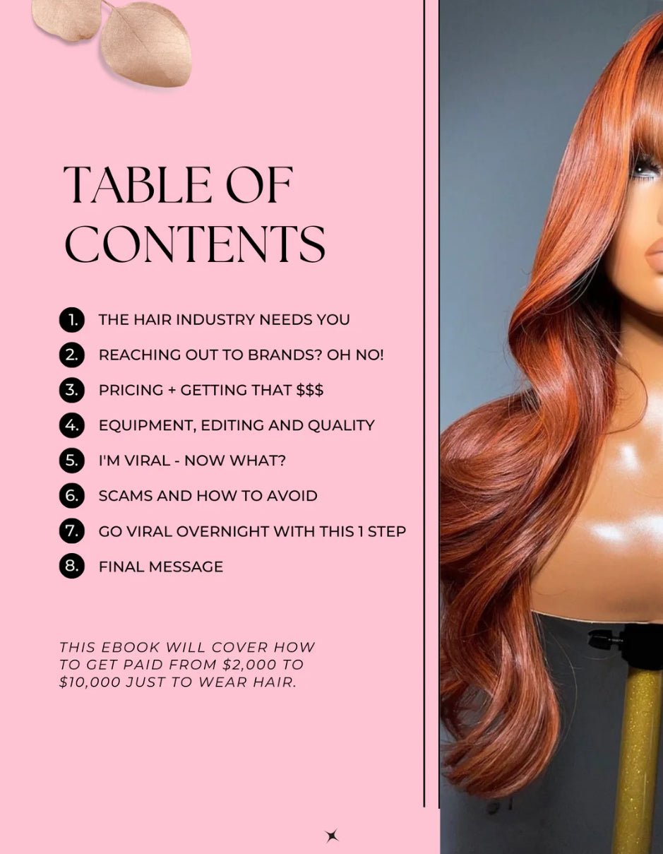 How To Become A Wig Influencer - Digital Product Store