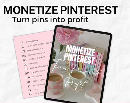 Monetize With Pinterest - Digital Product Store