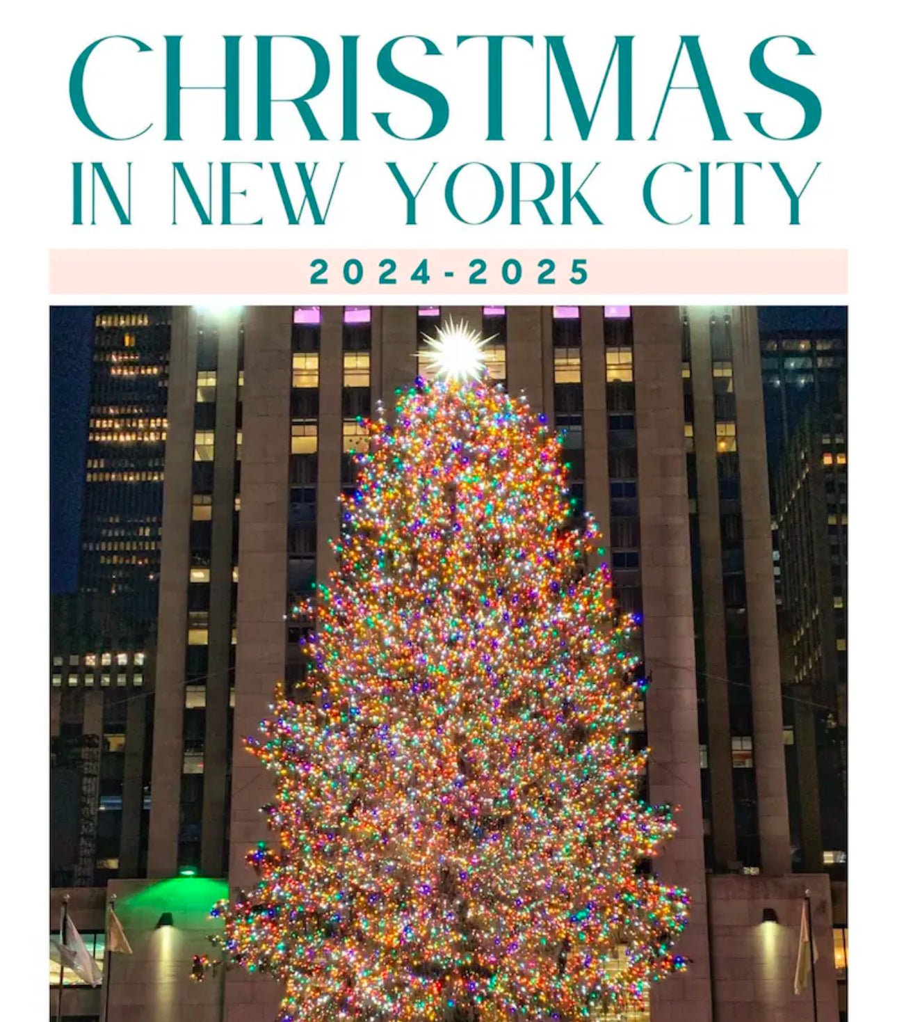 Christmas Rockefeller Center Itinerary - Digital Product Store