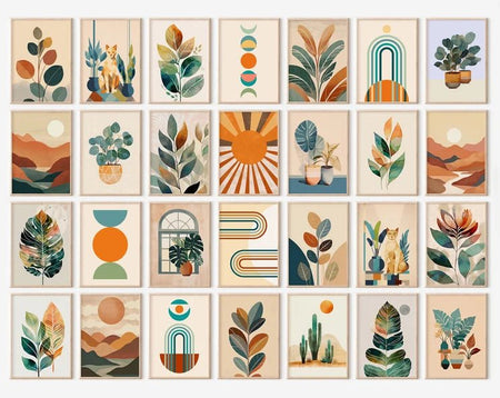 Boho Wall Art Bundle - Digital Product Store