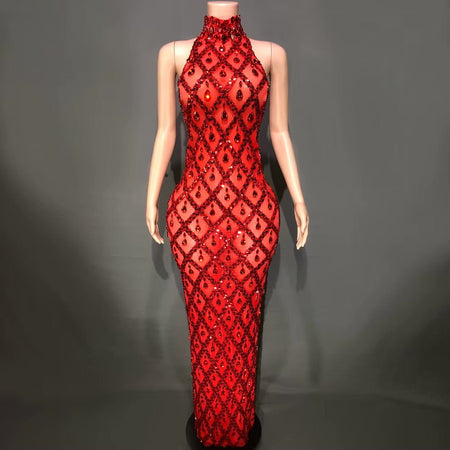 Red Midnight Dress - Digital Product Store