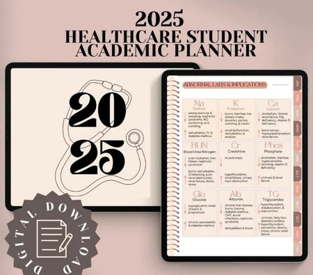 Nursing School Planner 24 - 25 - Digital Product Store