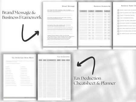 Business Start Workbook - Digital Product Store