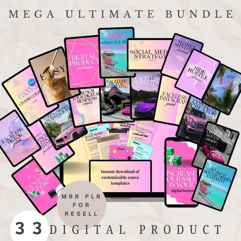 Mega Ultimate Digital Bundle - Digital Product Store