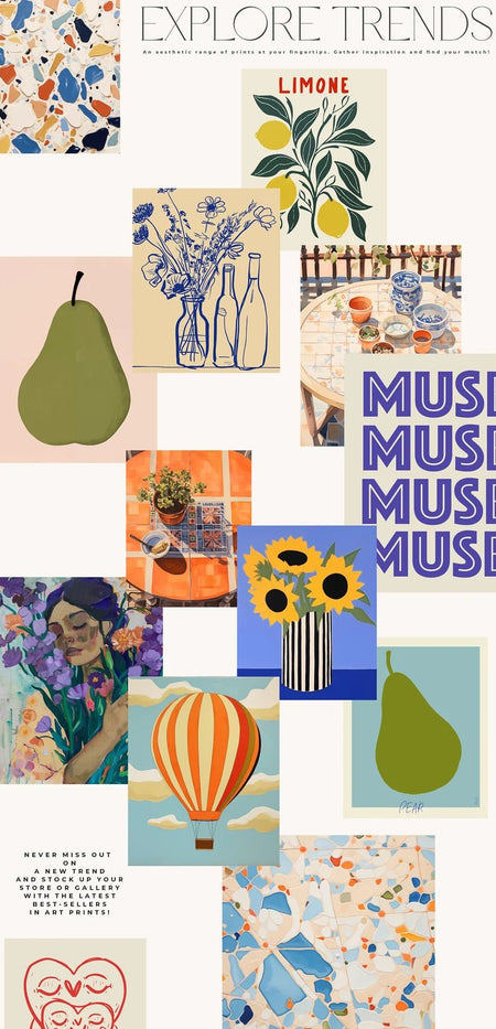 70 Eclectic Prints Mega Bundle - Digital Product Store