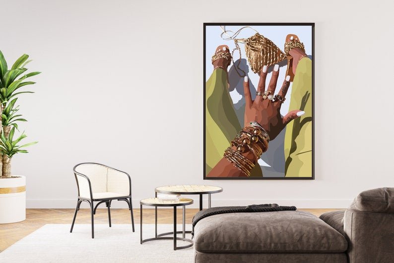 Set of 3 Black Art - Digital Product Store