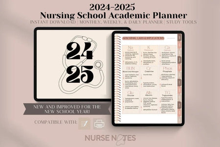 Nursing Notion Template - Digital Product Store