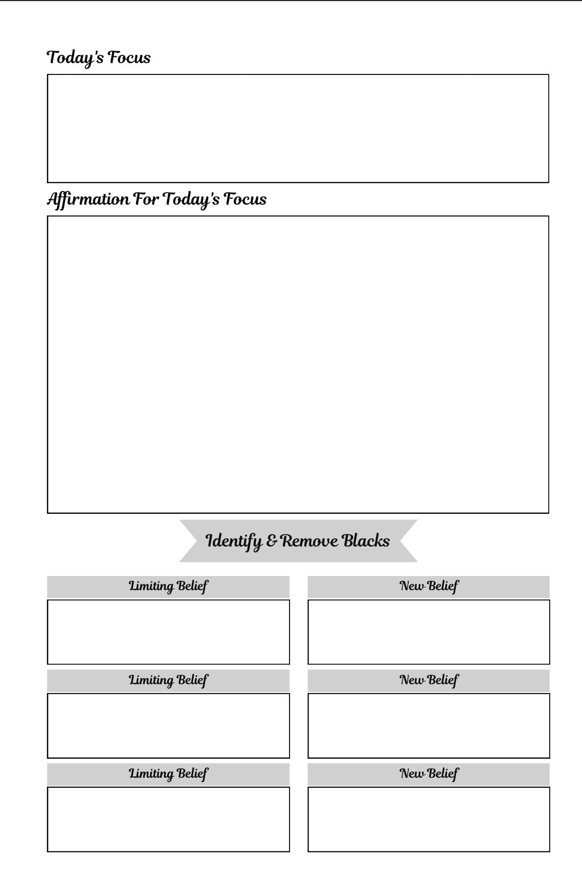 Manifestation Journal - Digital Product Store