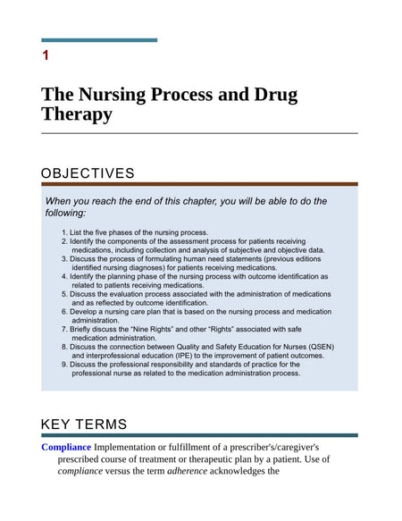 Pharmacology and the Nursing Process - Digital Product Store
