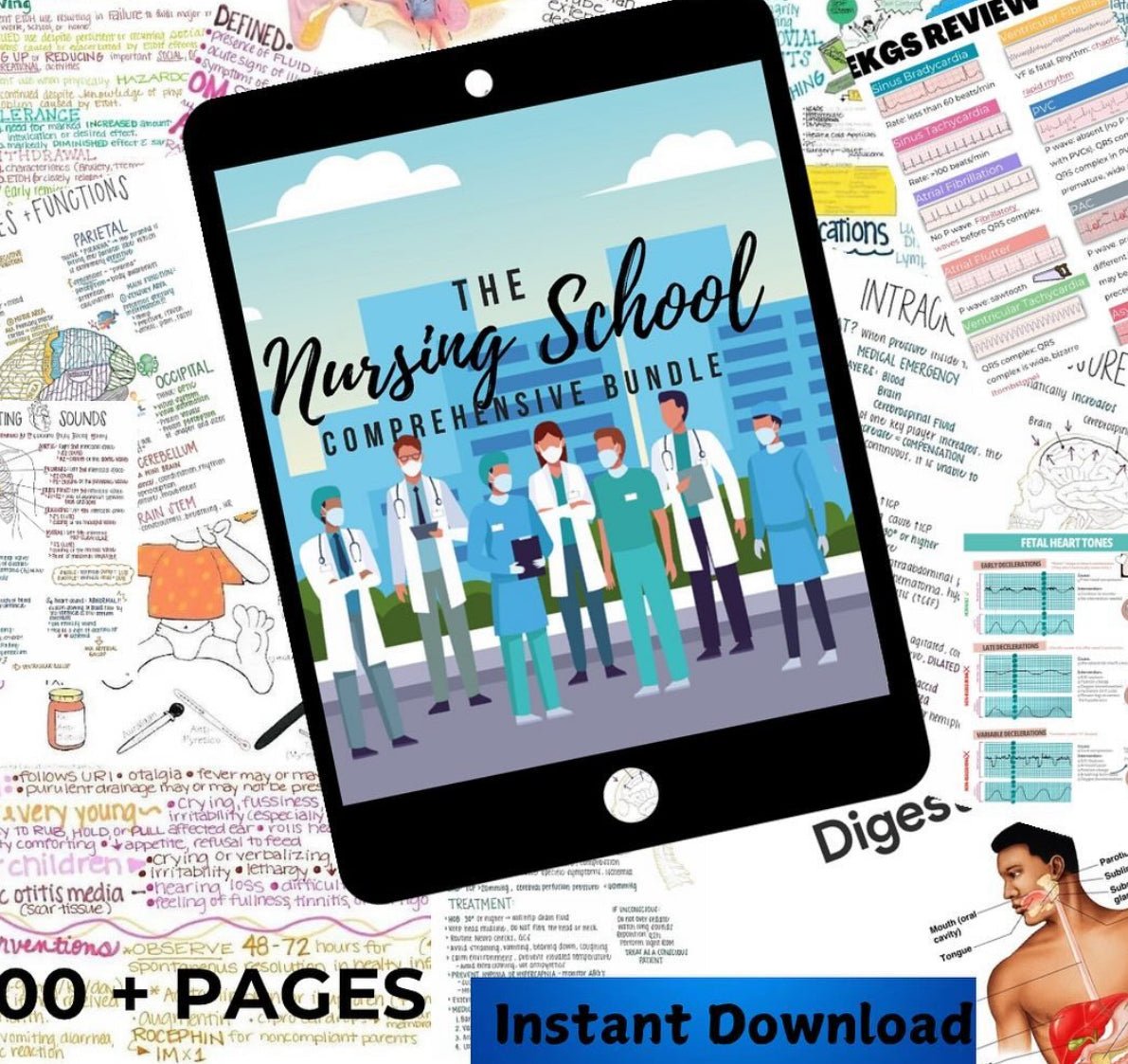 The Nursing School Comprehensive Bundle - Digital Product Store