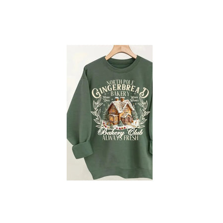 Gingerbread Christmas Sweatshirt - Digital Product Store