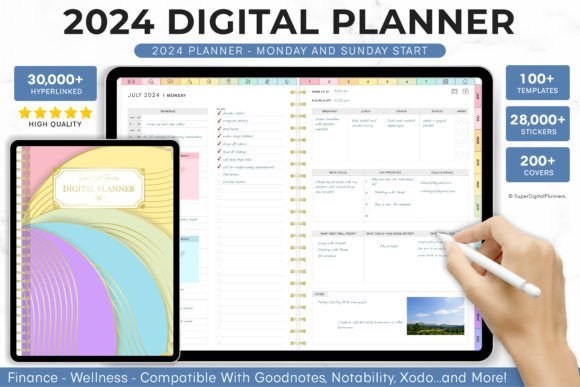2024 Digital Planner - Digital Product Store