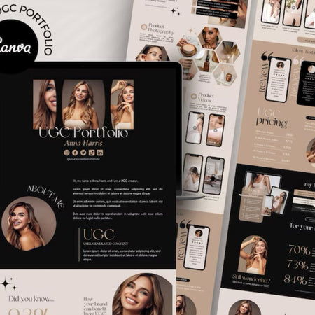 UGC Portfolio Template 2 - Digital Product Store