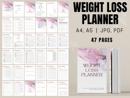 Weight Loss Planner - Digital Product Store
