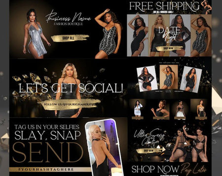 DIY Website Banner Kit - Digital Product Store