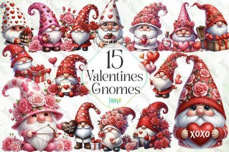Valentines Clip Art - Digital Product Store
