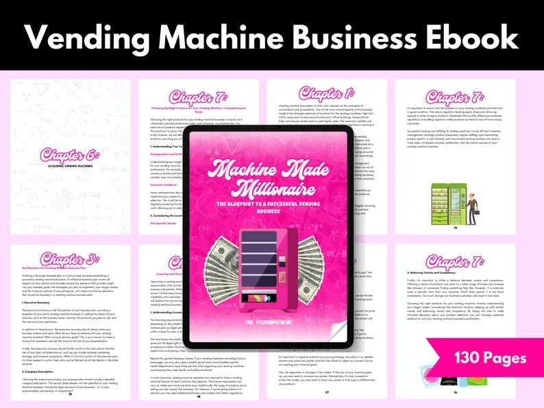 Vending Machine EBook - Digital Product Store